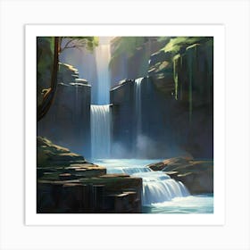 Waterfall Art Print