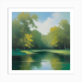 'River Reflection' Art Print