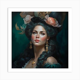 Victorian Woman 1 Art Print