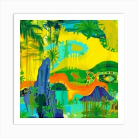 'The Jungle' Art Print