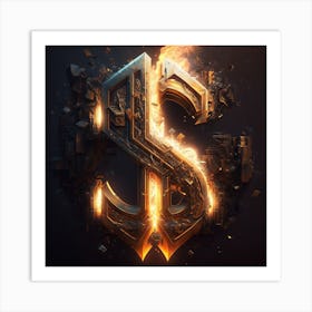 Dollar Sign Art Print