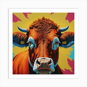 Cow Painting Art Print