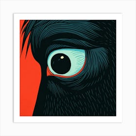 Eye Of The Cow Art Print