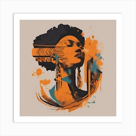 African Woman Art Print