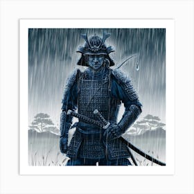 Samurai Art 122 Art Print