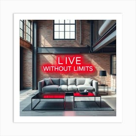 Live Without Limits Art Print