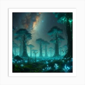 Forest Of Trees Art Print