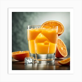 Orange Juice Art Print