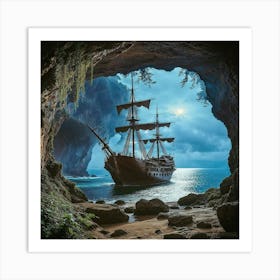 Pirate ship Art Print