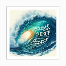 Oceanic Energy Art Print