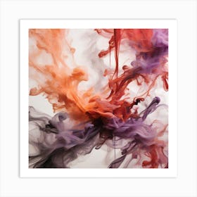 Smoke Abstract 1 Art Print