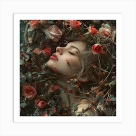 Thorn Rose Princess Art Print