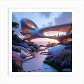 Futuristic House 16 Art Print