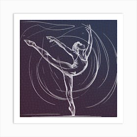 Ballet Dancer 5 Art Print