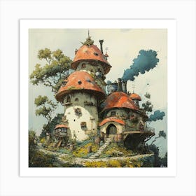 House Of Frogs Art Print