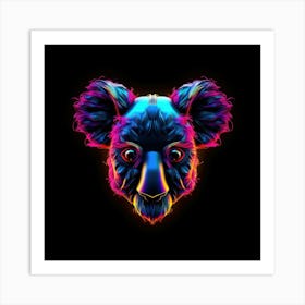 Neon Koala Poster