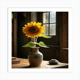 Sun flower Art Print