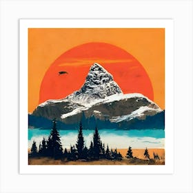 Sunrise On The Mountain Art Print