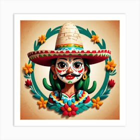 Day Of The Dead Girl 8 Art Print