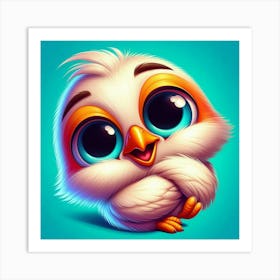 Cute Chicken 1 Art Print