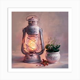 Old Lantern 3 Art Print