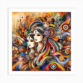 Krishna Art Print