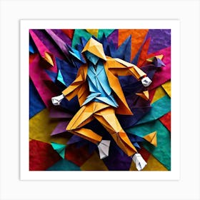 Origami Dancer 99 Art Print