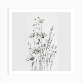 Wildflowers 8 Art Print