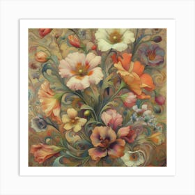 Flowers In A Vase 14 Art Print