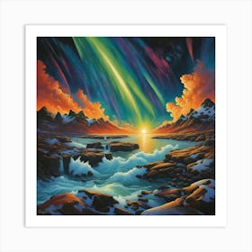 Aurora Borealis Art Print