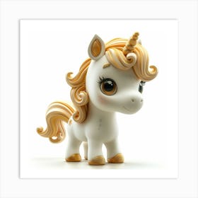 Unicorn Figurine 31 Art Print