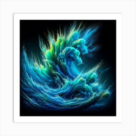 Ocean Wave 8 Art Print