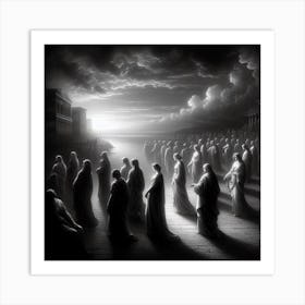 Gathering Of The Dead 1 Art Print