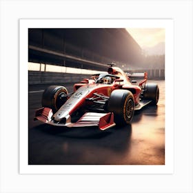 Ferrari F1 Car Art Print