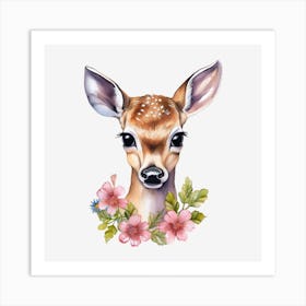 Cute Fawn 6 Art Print