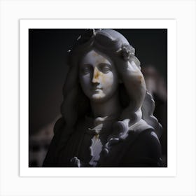 Statue Of The Virgin Art Print