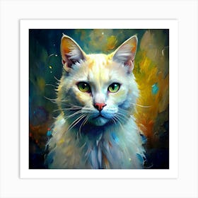 Portrait Of A Cat 1 Art Print