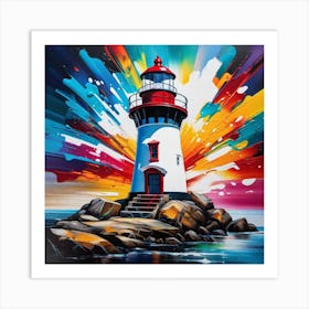 Lighthouse 19 Art Print