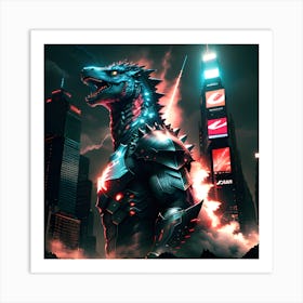 Godzilla Art Print