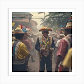 Man In A Hat 6 Art Print