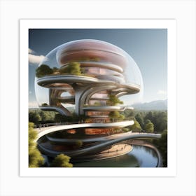 Futuristic House 13 Art Print