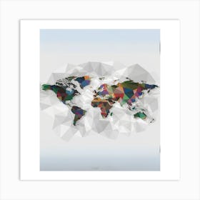 World Map 2 Art Print