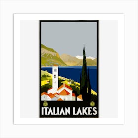 Italian Lakes Art Print