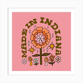 Made In Indiana Art Print