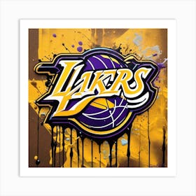 Los Angeles Lakers Art Print