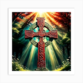 Celtic Cross Art Print