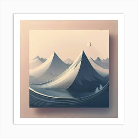 Mountain Landscape 3 Art Print