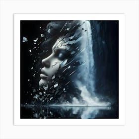 Woman's Face 2 Art Print