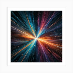 Space Burst 3 Art Print