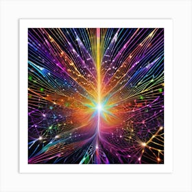 Abstract Psychedelic Art 2 Art Print